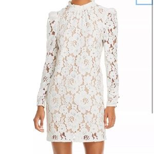 WAYF Emma Puff Sleeve Lace Dress - worn once!